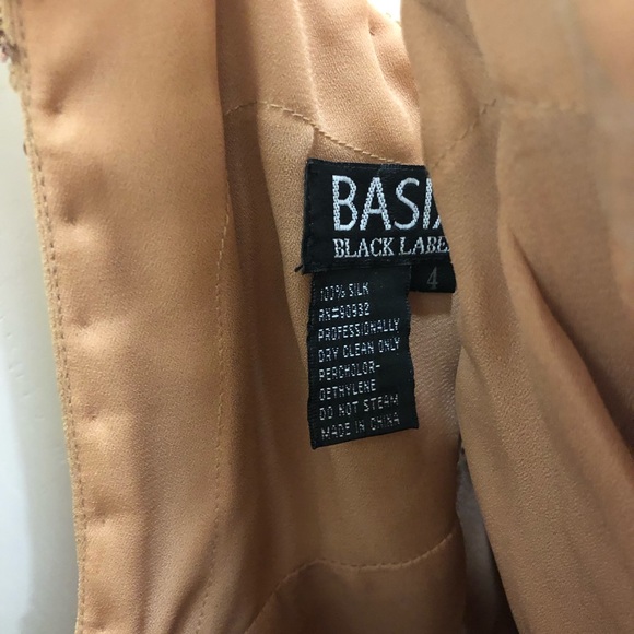 Gold Copper Ombré Sequin Gown - Picture 3 of 3